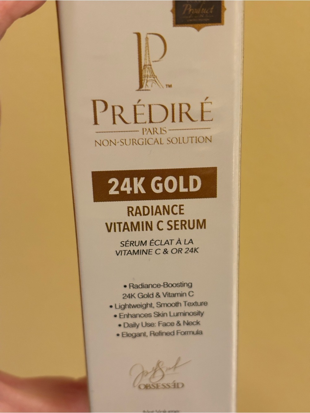 Predire 24K Gold Radiance Vitamin C Serum- MSRP $450